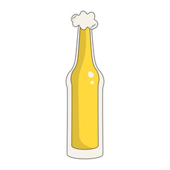 Beer Glass icon. Vector Illustration