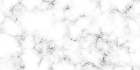 Foto op Plexiglas White marble texture Panoramic white background. marble stone texture for design. Natural stone Marble white background wall surface black pattern. White and black marble texture background. © armans