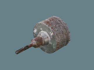 Old nozzle for puncher, for making a hole under the sewer