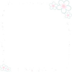 벚꽃테두리_사각