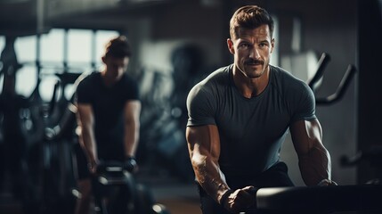 Fitness Instructor at Gym - for blog post on exercise routines Generative AI