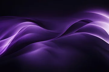 Deurstickers purple abstract waves background  © Jack