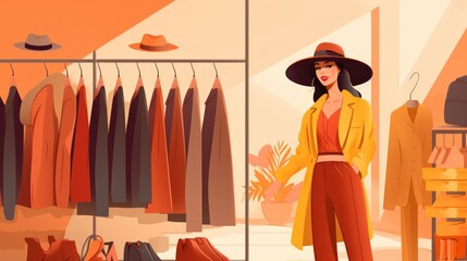 Fashion Boutique Shopping Experience Generative AI