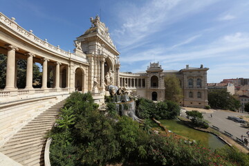 Obraz premium Palacio Longchamp, Marsella, Francia