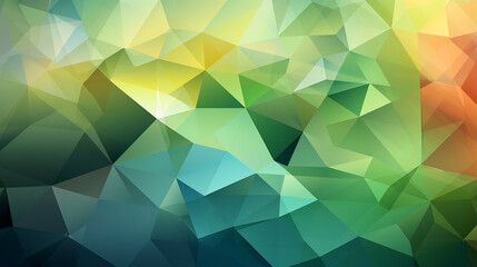 Fototapeta premium Lime_vector_flat_geometric_gradient_backgrou