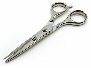 Obraz premium forbici da parrucchiere su sfondo bianco scontornabile