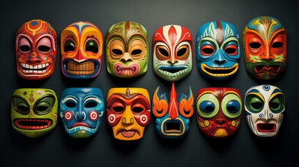 set of mask