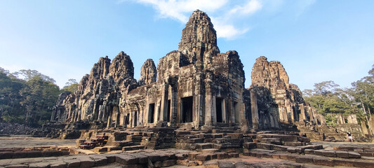 バイヨン寺院-カンボジアのアンコール遺跡群-アンコールトム-