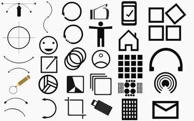 Fototapeta premium Symbols icons
