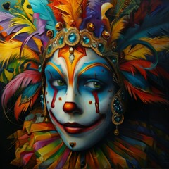 The dazzling and ultrarealistic mayhem of Carnaval, filled with an explosion of bright and lively colors.