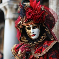 The enchanting celebration of Carnival in the iconic city of Venice.