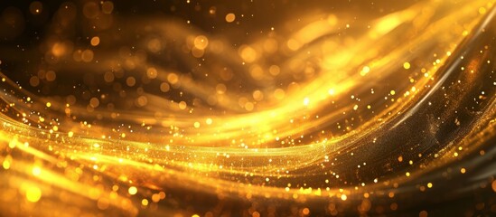 Fototapeta na wymiar Abstract Gold Light Background: Mesmerizing Display of Abstract Gold Light on an Enchanting Background