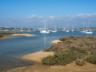 Alvor marina in Southern Portugal