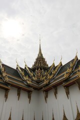 Fototapeta premium Beautiful Temple of Wat Phra Kaew in Bangkok – Thailand