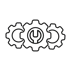 Repair Service Icon vector Design Template