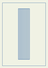 Abstract. Letters on a background. Trendy lines. Alphabet, Letters. Nostalgic colors. 