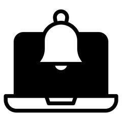 device notification icon set. bell notification icon