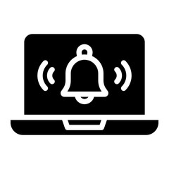 device notification icon set. bell notification icon