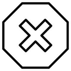 Obraz premium Exclamation Mark Sign Warning About An Emergency