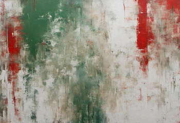black, red, white, green abstract background