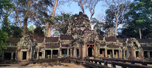 Fototapeta premium タ・プローム寺院-カンボジア-