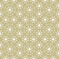 Arabic Zellij style ornament Seamless geometric pattern