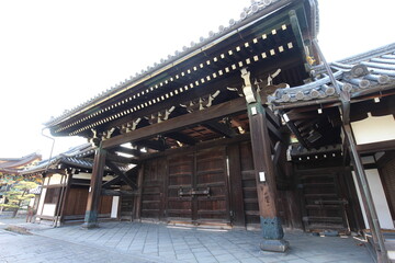 Ogenkan Gate in Nishi Hongwanji Temple, Kyoto, Japan