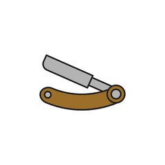 skin razor vector type icon