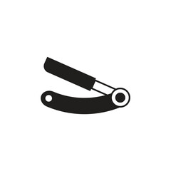 skin razor vector type icon