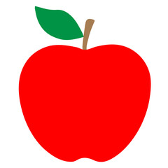 "Classic Apple Icon: Simple and Bold"