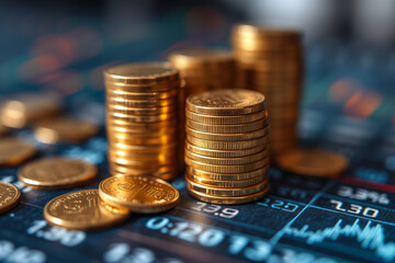 coins money, mutual funds, growth investments, savings, business finance