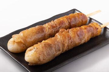 肉巻ききりたんぽ串