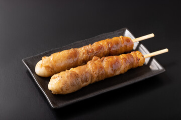 肉巻ききりたんぽ串