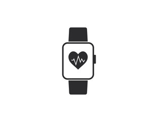 Fitness tracker icon. Vector illustration.