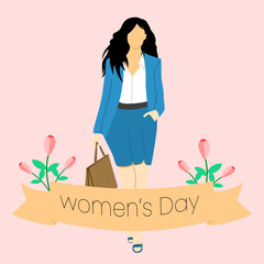 woman illustration for international women's day
