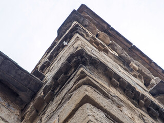 Entrance To The Roman Style Cathedral Of Jaca Dates In The Eleventh Century In Jaca. Travel, landscapes, nature, architecture.  Jaca, Huesca, Aragon.
