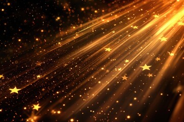 Sun shining brightly through a starry sky. Perfect for astronomy enthusiasts and dreamers alike