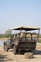 Obraz premium jeep safari afrique