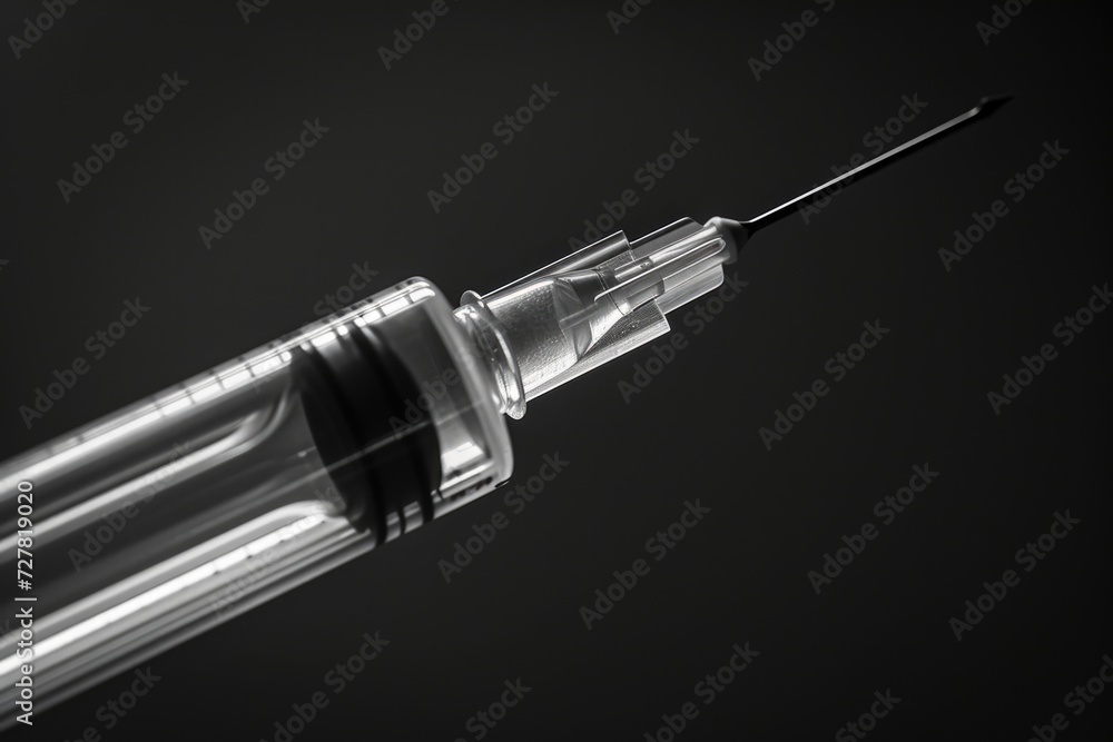 Poster a close-up image of a syll with a needle sticking out. this versatile picture can be used to illustr