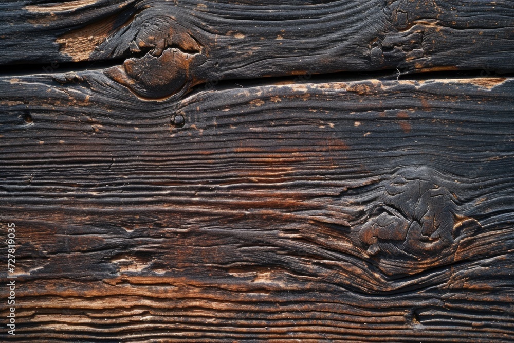 Poster a detailed close-up of a piece of wood. this image can be used for various purposes such as backgrou