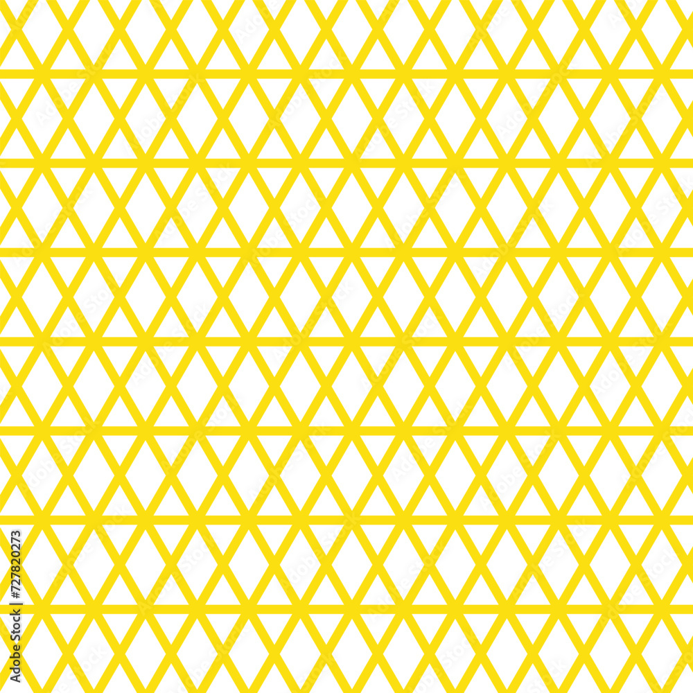 Poster abstract seamless repeatable yellow cross line pattern.