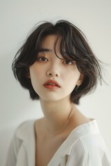 Korean Beauty AI Art Portrait