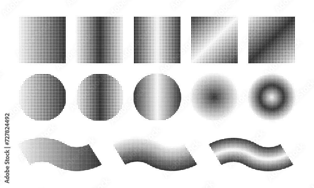 Poster halftone dot element texture, dots pattern decoration for background. abstract dotted halftone gradi