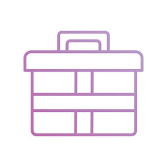 first aid kit icon with white background vector stock illustration
