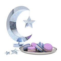Eid Mubarak islamic greeting card
