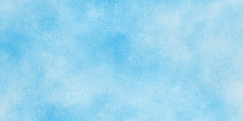 Watercolor background, Blue watercolour painting textured design,sand wall of tone vintage concrete,spring blue paper in solid color antique layout,marbled textured design on cloudy sky blue banner,