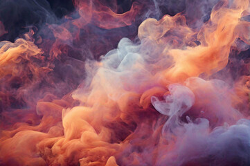 abstract pattern clouds of smoke colorful - obrazy, fototapety, plakaty