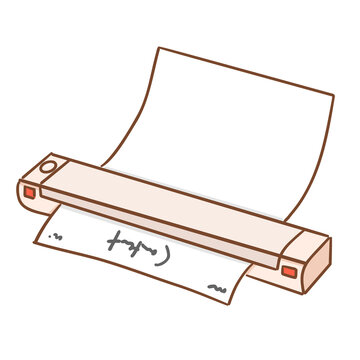 office appliance_mini printer_png file