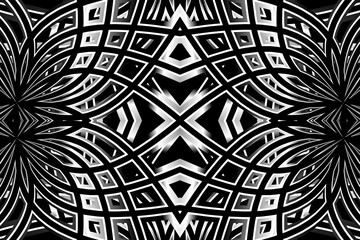 Beautiful black and white abstract line art gradient pattern design background for commercial wallpaper or presentation