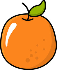 orange vector illustration